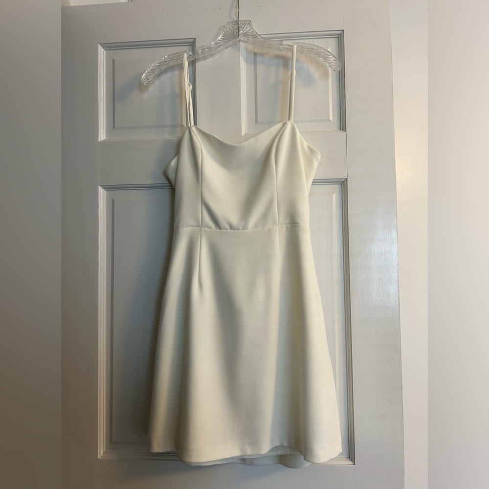 French connection white mini dress